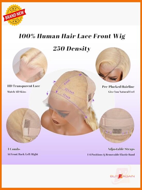 13x6 Lace Front Wig Human Hair 250 Density 28 Inch Body Wave